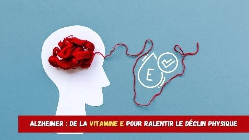 Alzheimer : de la vitamine E pour ralentir le déclin physique