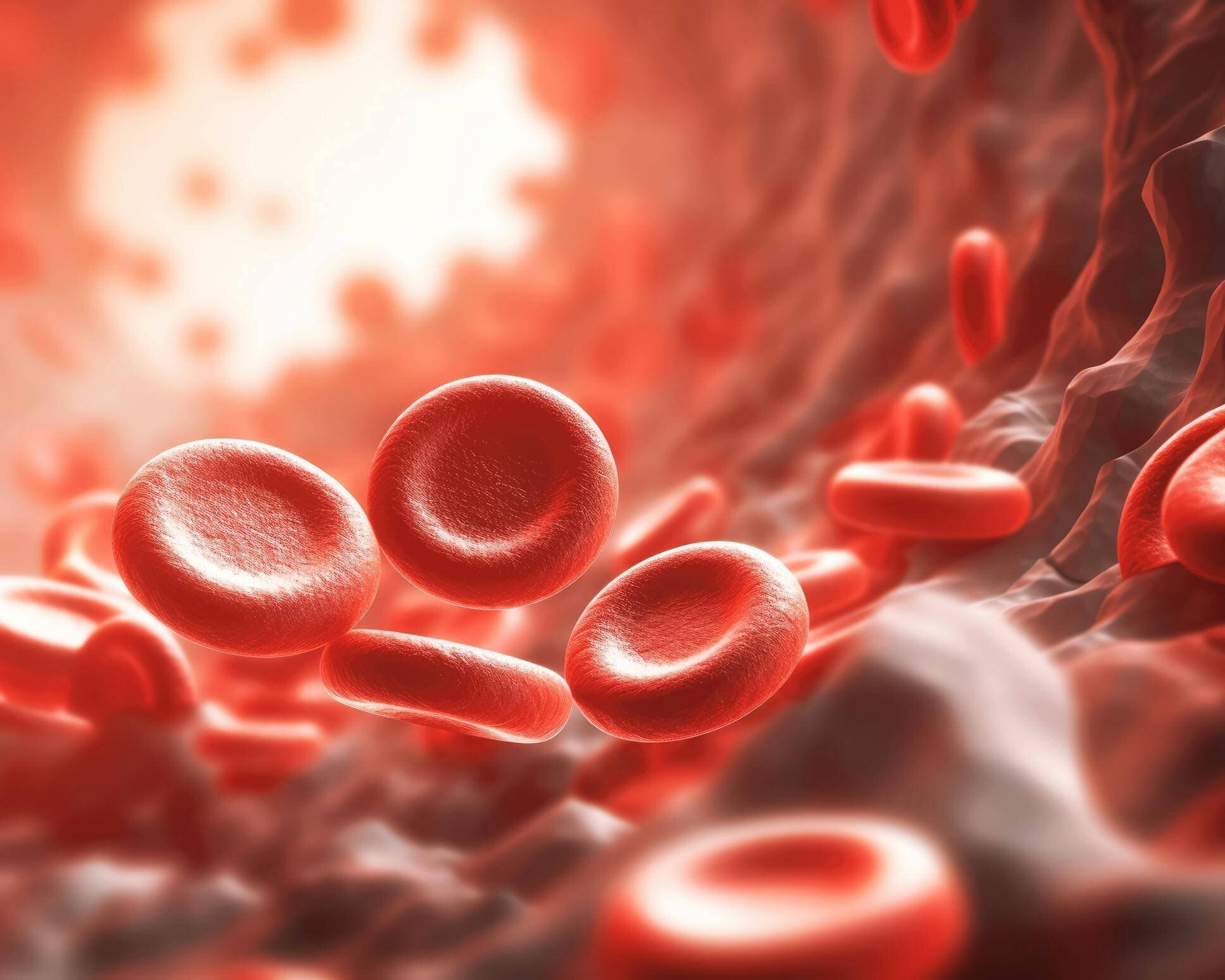 Image representing red blood cells