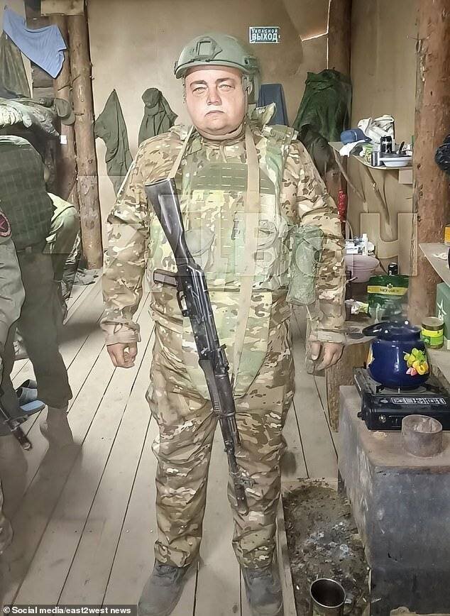 Burtsev en uniforme militaire