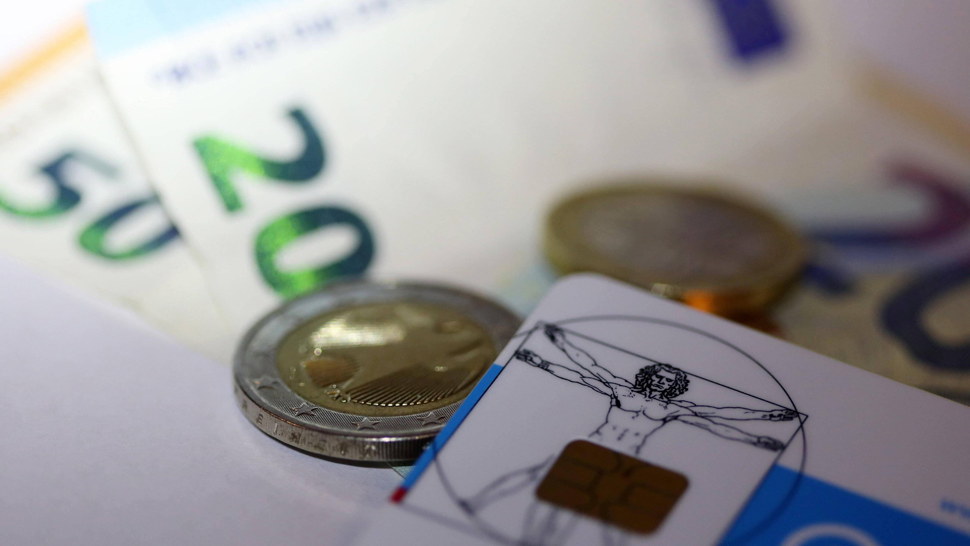 Krankenkassenkarte et Argent