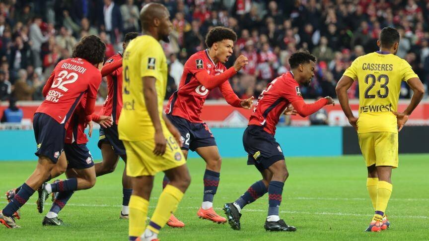 Angel Gomes relance son équipe peu de temps après la reprise à Pierre-Mauroy.