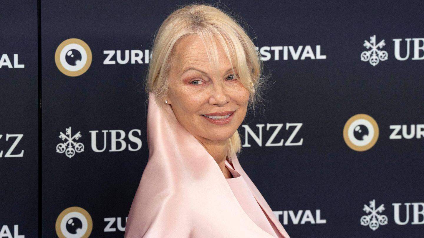 Pamela Anderson à Zurich