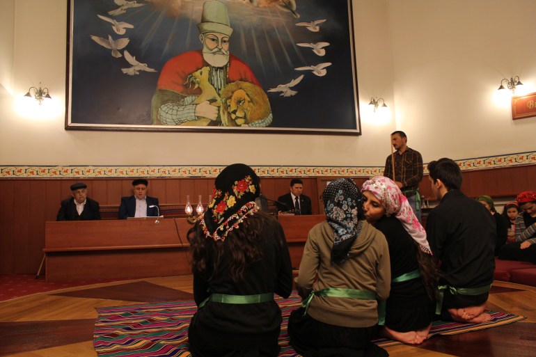 Un cemevi, lieu fondamental pour les populations alevi-bektashi en Turquie.