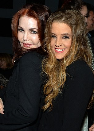 Priscilla Presley et Lisa Marie en 2013