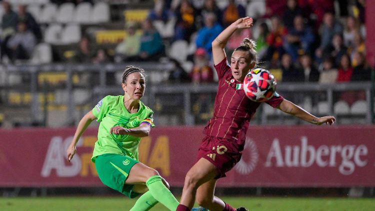 Auch Svenja Huth konnte die Niederlage des VfL Wolfsburg nicht verhindern.