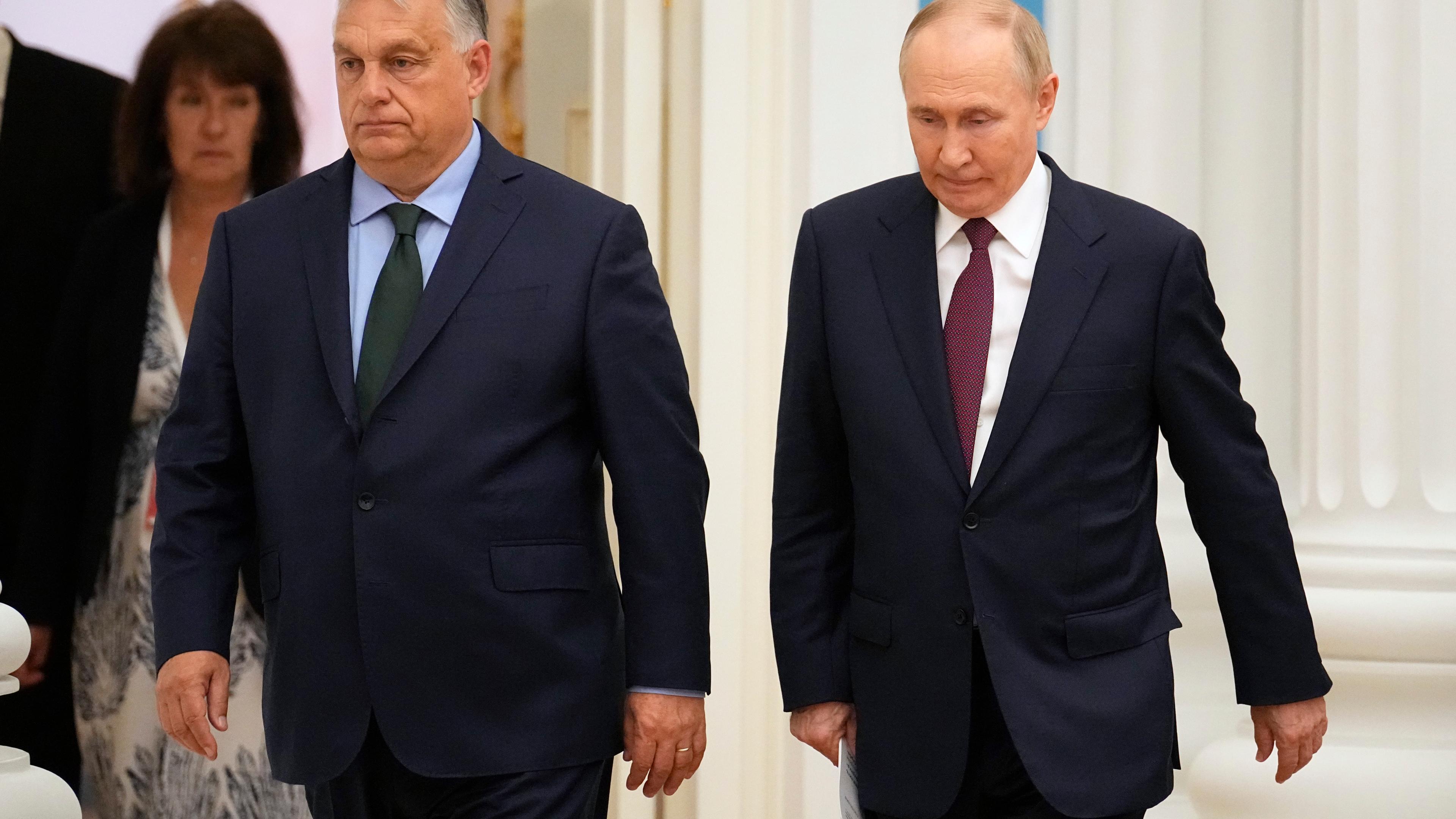Viktor Orban et Wladimir Poutine