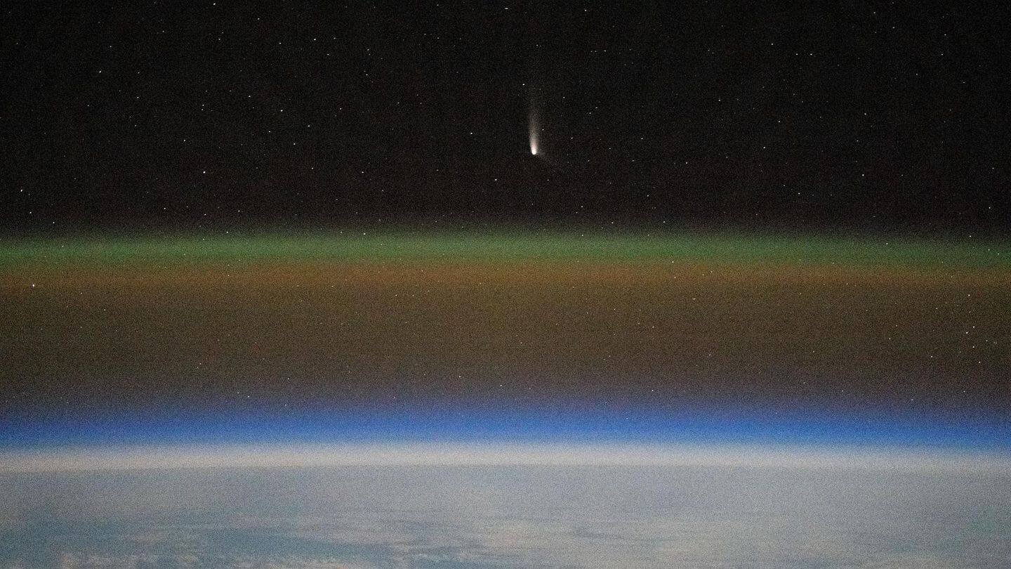 Komet C2023-A3 dans le ciel du soir