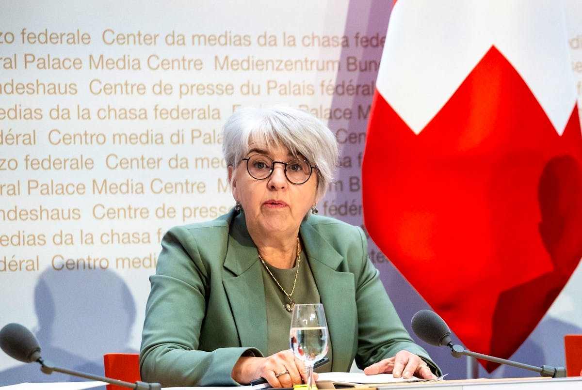 Elisabeth Baume-Schneider à la conférence de presse pour un Oui à EFAS.