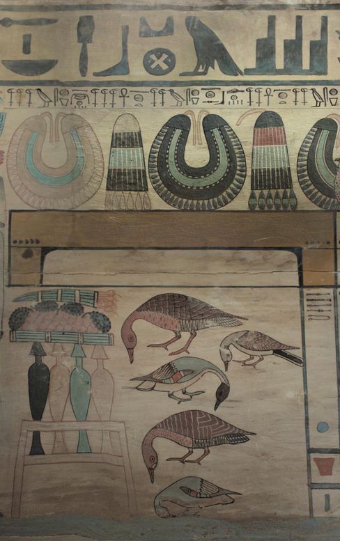 Cercueil extérieur d'Idy : Femme d'une famille aisée