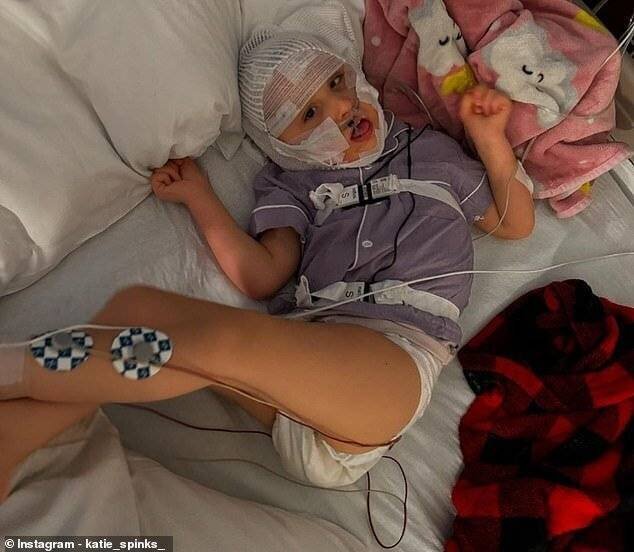 Katie Spinks' daughter was left severely brain damaged after being starved of oxygen during complications in her delivery