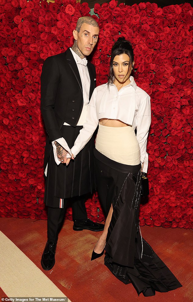 Kourtney Kardashian lors de l'anniversaire de Landon