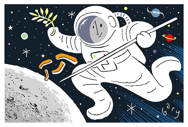 Quel objet l'Homme a-t-il laissé sur la Lune ? Une javeline, une branche d'olivier en or ou quatre accoudoirs : La réponse est tous les trois.