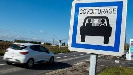 Illustration covoiturage. (PHILIPPE HUGUEN / AFP)