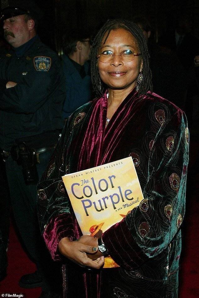 Alice Walker lors de l'ouverture de The Color Purple à Broadway