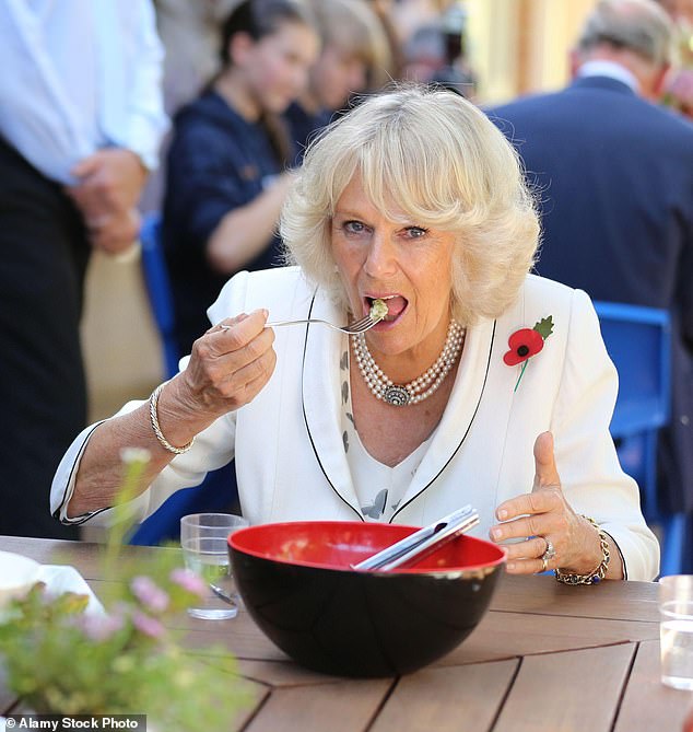 La reine Camilla lors d'une visite à l'école primaire Kilkenny en Australie en 2012
