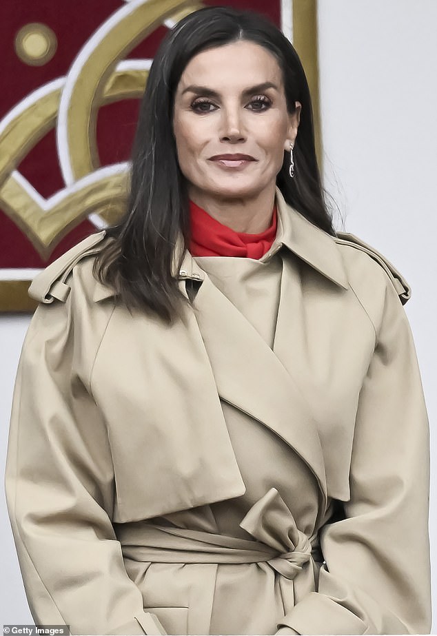 La Reine Letizia lors du défilé militaire