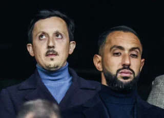 Longoria et Benatia avant le match amical