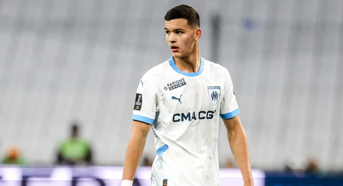 Valentin Carboni avec l'OM