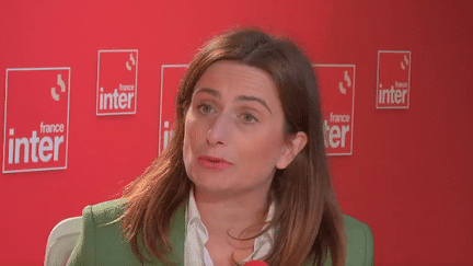 Marine Tondelier, secrétaire nationale des Écologistes, le 11 octobre 2024 sur France Inter. (FRANCE INTER / RADIO FRANCE)