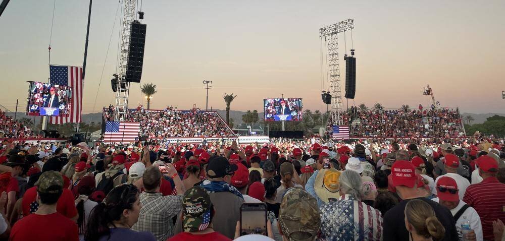 Rassemblement à Coachella