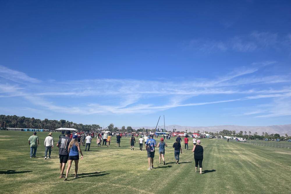 Supporters de Trump à Coachella