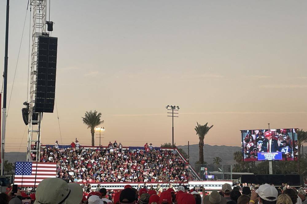 Trump parlant à Coachella