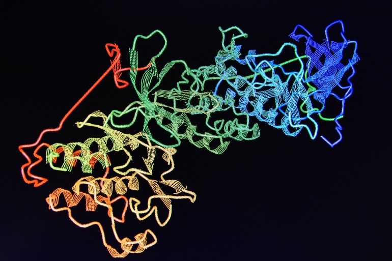 Structure cristalline de la protéine mTOR.