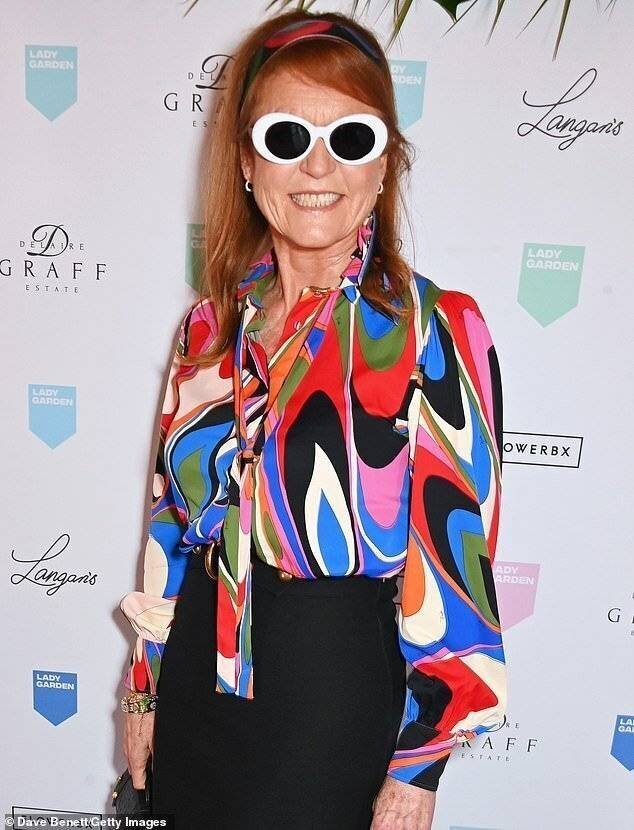 Sarah, Duchesse de York à Langan's Brasserie