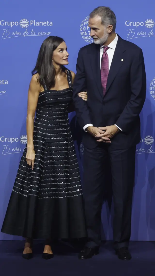 Les rois Felipe et Letizia lors de la 73e édition du Prix Planeta