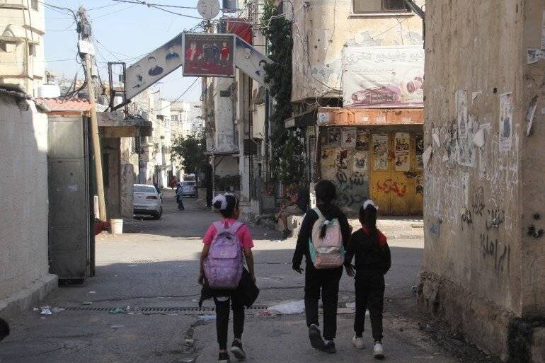 Terrain du camp de Balata