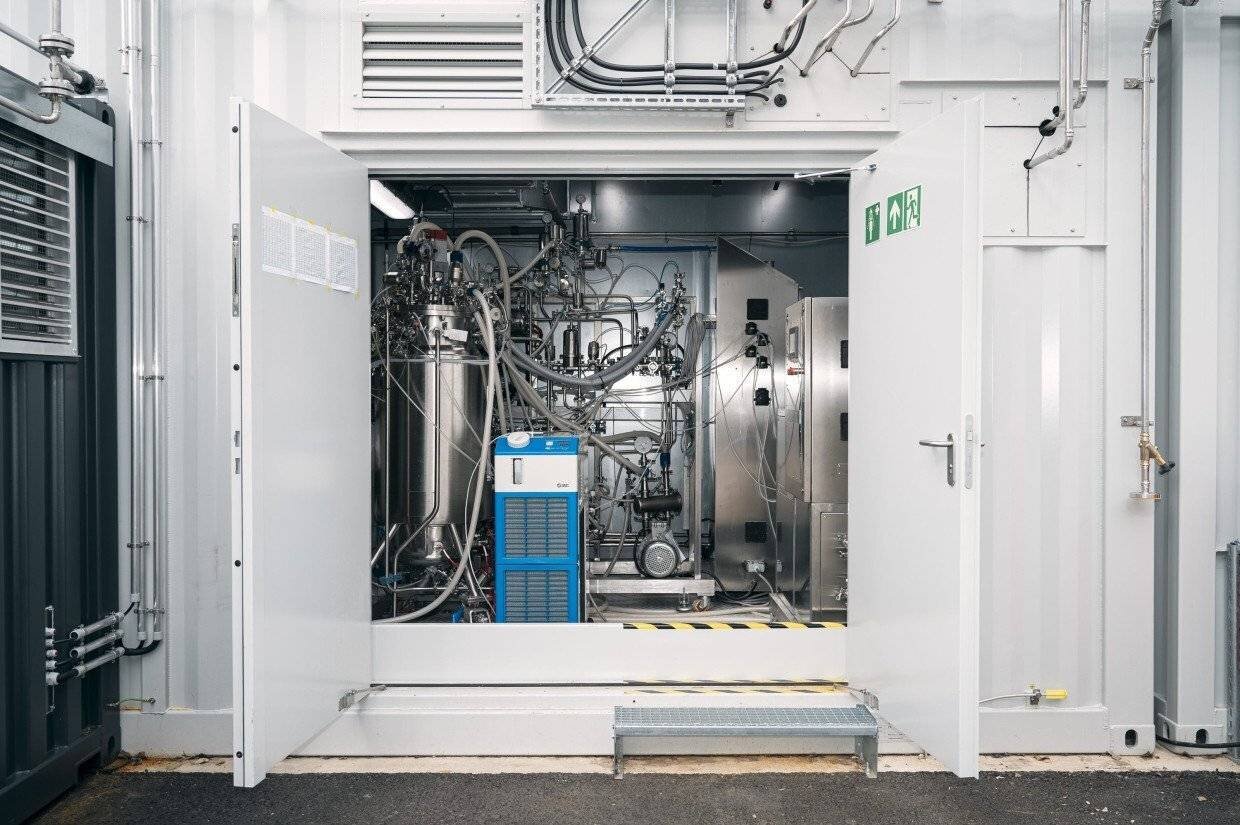 Installation pilote de CO2Bioclean