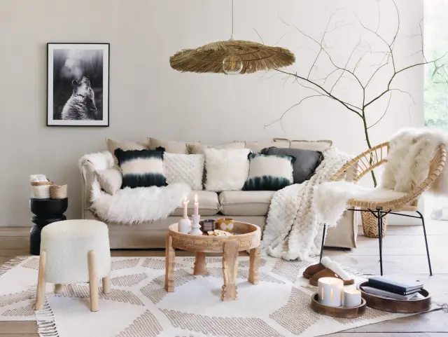 Les textures réconfortantes nous transportent en hiver dans la collection Inuit Dreams.