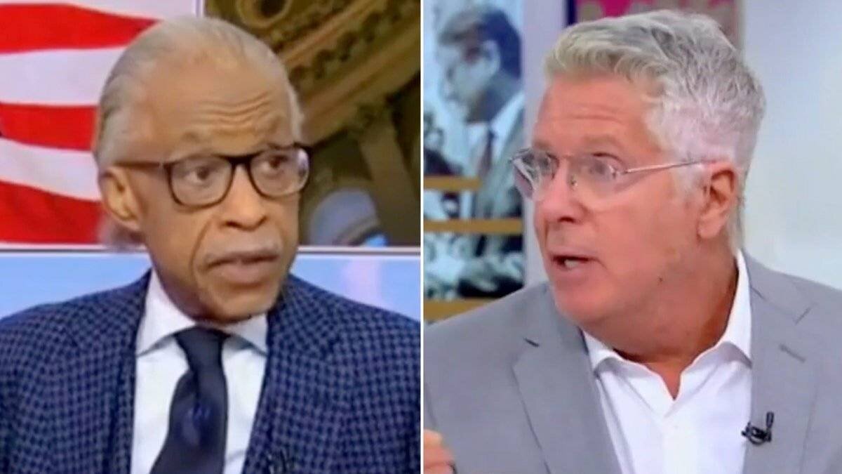 Al Sharpton et Donny Deutsch sur Morning Joe le 18 octobre 2024.