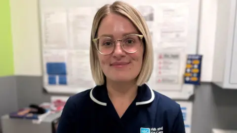 Stacey Hardy, infirmière en chef du service d'urgence à Craigavon