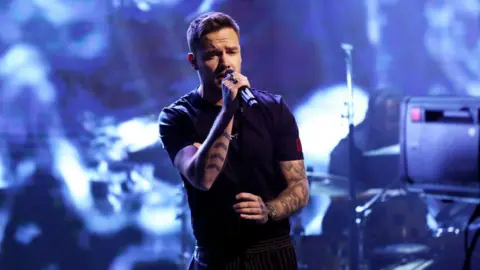 Liam Payne lors d'une performance