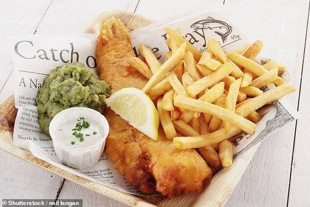 Fish and chips, un plat emblématique britannique.