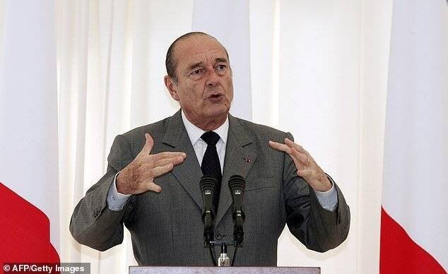 Jacques Chirac, ancien président français.