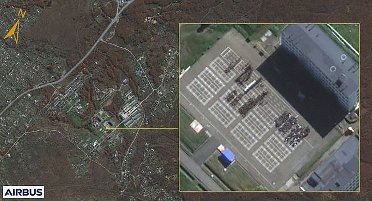 Satellite image of Ussuriysk military facility