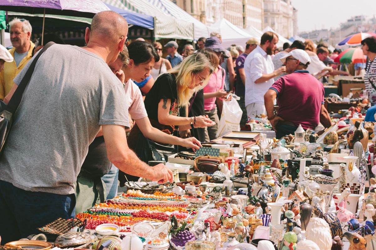 Stands au Naschmarkt