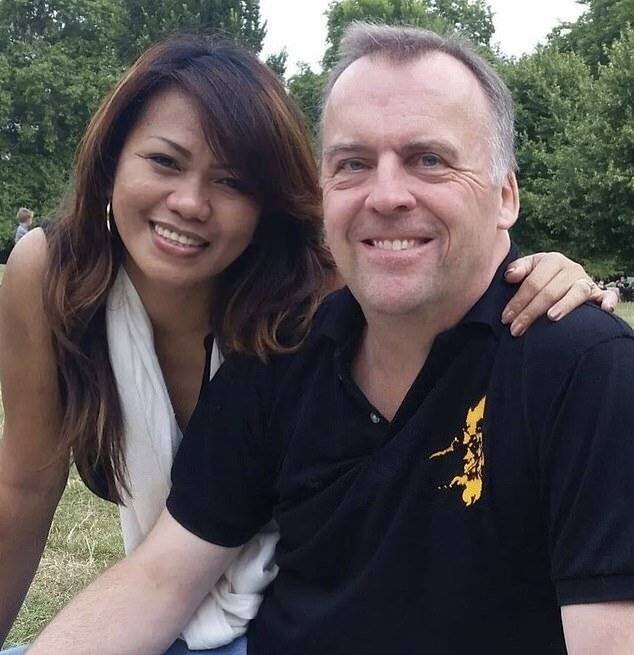 Trevor Wicks avec sa femme Maria