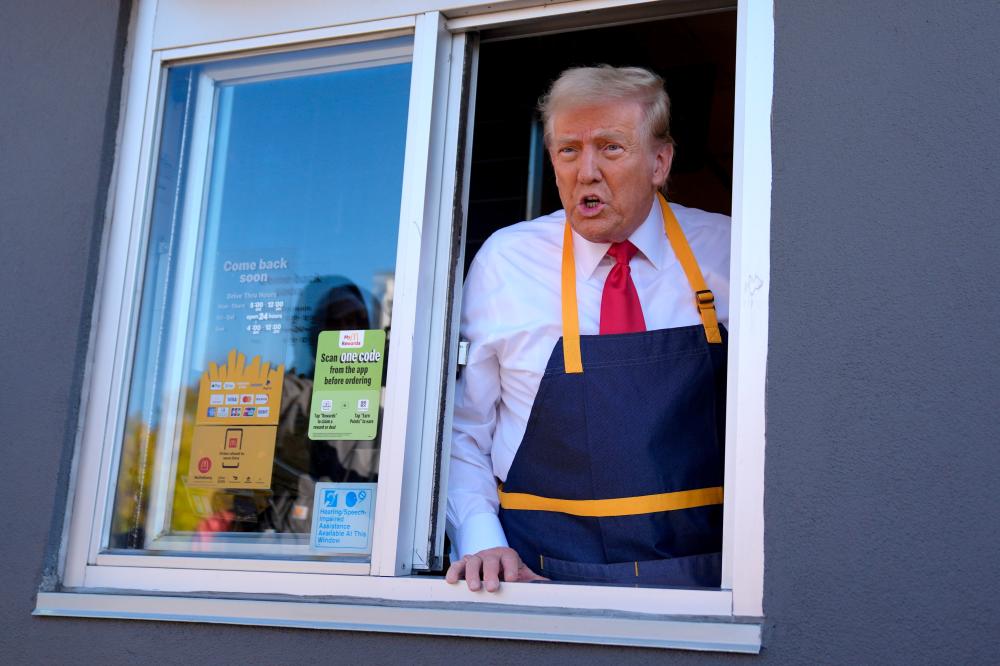 Trump chez McDonald's