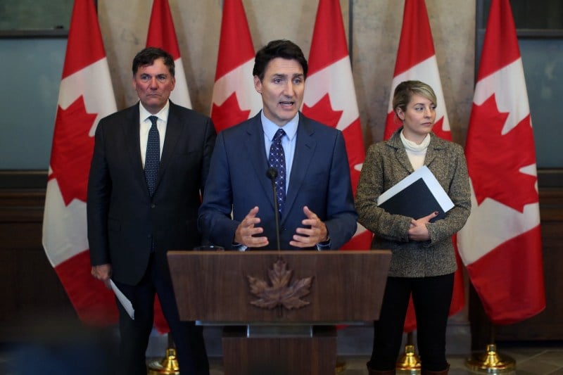 Conférence de presse de Justin Trudeau