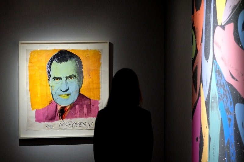 Portrait de Richard Nixon par Andy Warhol