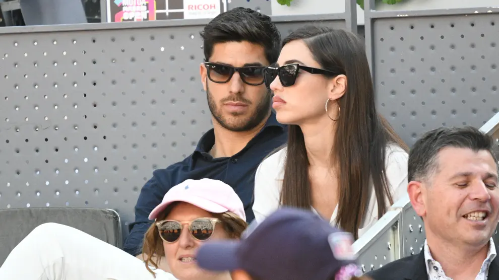 Marco Asensio et Sandra Garal