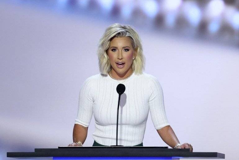 Savannah Chrisley à la Convention Nationale Républicaine.