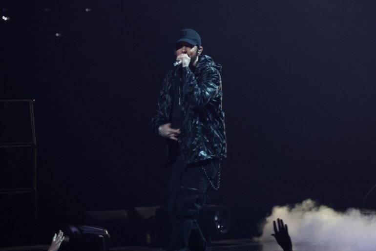Eminem lors des MTV Video Music Awards.