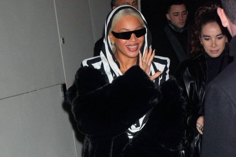 Beyoncé à un rassemblement électoral.