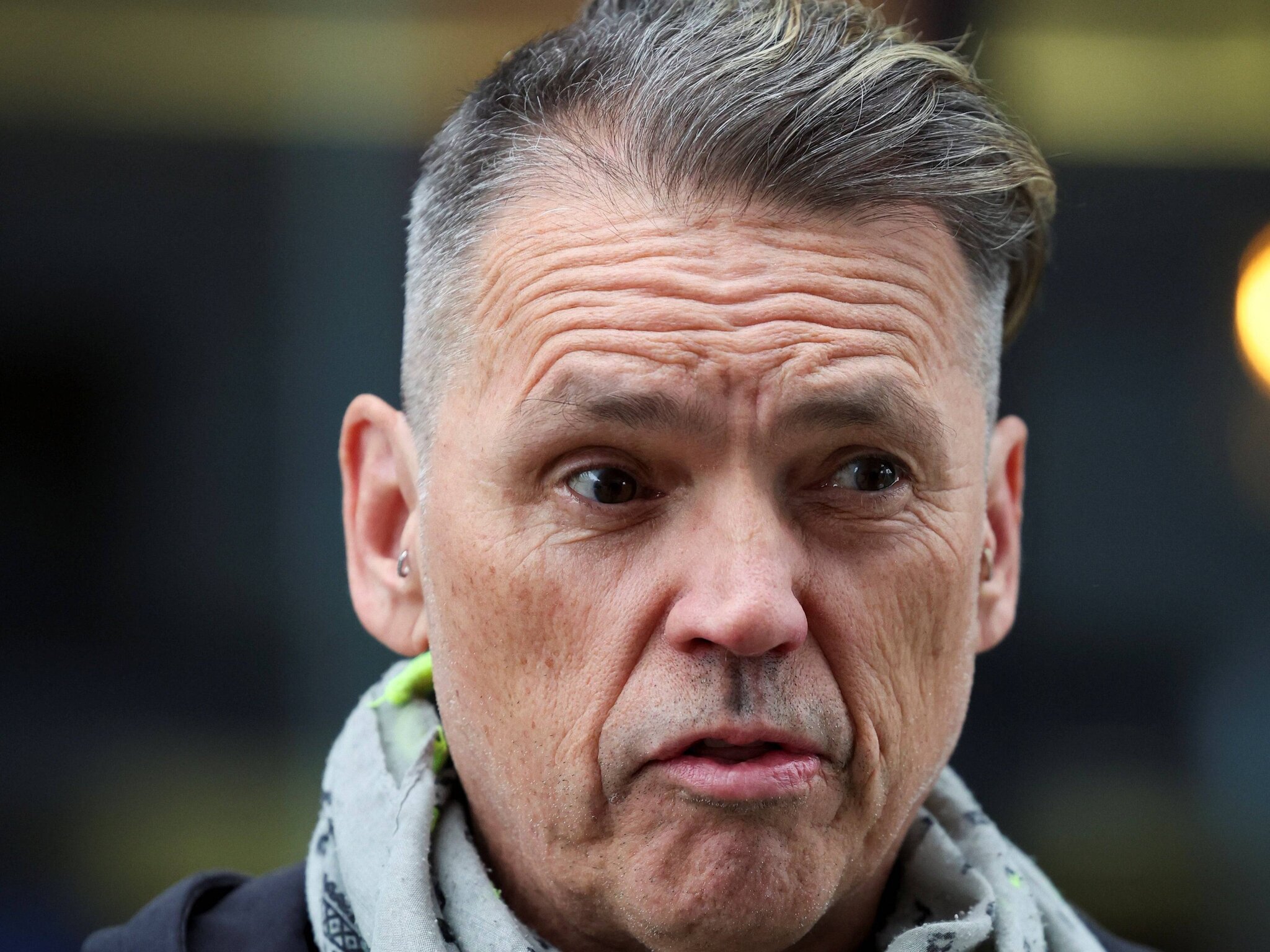 Dale Vince, donateur du parti travailliste, lors de la conférence annuelle à Liverpool