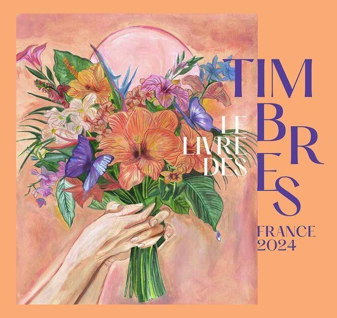 Couverture du Livre des timbres. France 2024