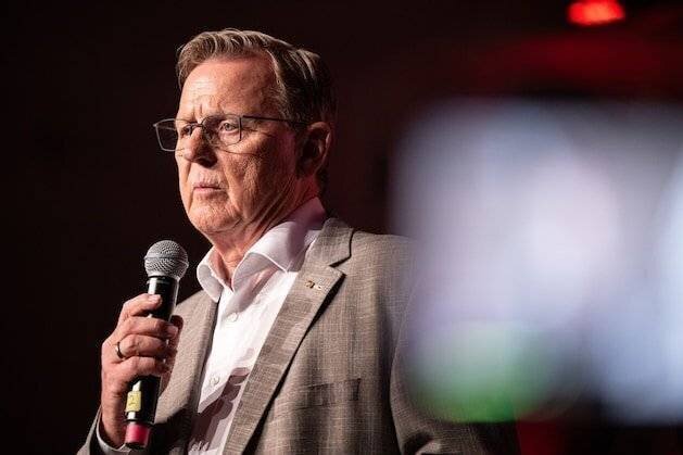 Ministerpräsident Bodo Ramelow est toujours membre du parlement de Thüringen